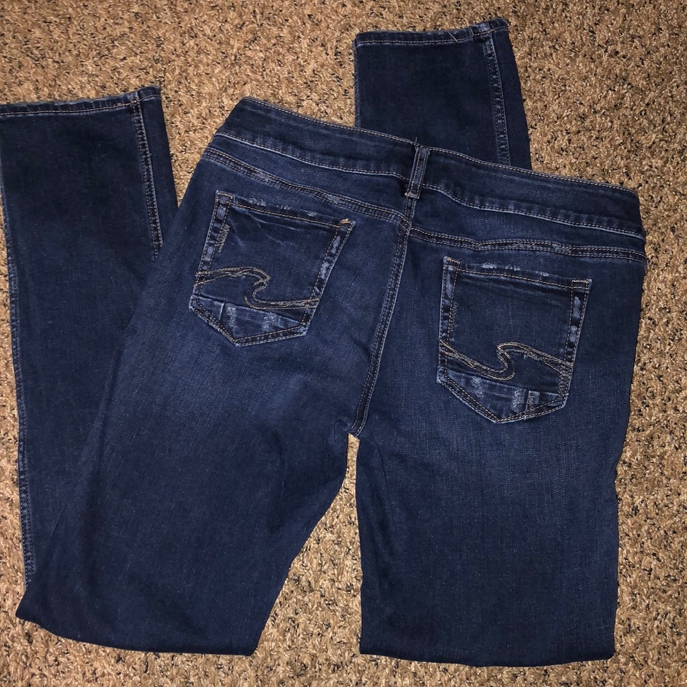 Silver jeans